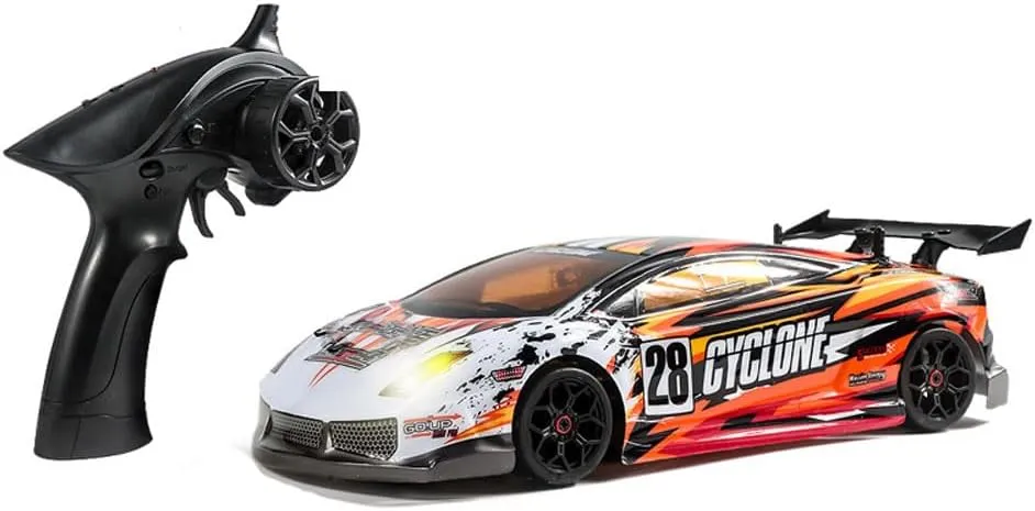 RC Flat Sports Vehicle 1/18 Professional Drift Off-Road RC Buggy 35KM/H 2.4G Electric Racing Car 4WD High-Speed All-Terrain RC Truck Adult Gift RTR for Teenagers