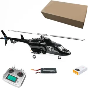 RC Helicopter FW450L 450-Class Aircraft Model for Adults, 2.4G RC 6CH Electric Airplane with Brushless Motor, H1 Flight Control System, 3D Manual Mode, GPS-Right-Hand