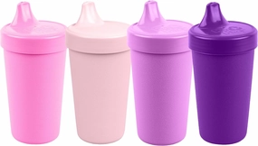 Re-Play Sippy Cups for Toddlers - 10 Oz. Reusable Spill Proof Cups for Kids, Dishwasher/Microwave Safe - Made in USA - Set of 4-3.13" x 6.25" - Princess