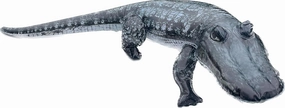 Realistic 46" Alligator Toy Float Funny and Cute. Also Serves as a Duck Deterrent for Lakes and Pool Areas. Perfect for Luau, Safari, or Jungle Party Decorations and Animal-Themed Birthday Parties.