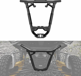 Rear Bumper for 2024 Can-Am Maverick R, Heavy Duty Steel Tube Combined Pre-Runner Bumper Brush Guard for Can Am Maverick R MAX X RS 2024 2025 Models Accessories, Replace #715007172