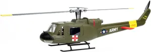 Remote Control Helicopter, RC Military Helicopter 2.4G 6CH Stunt RC Fighter Aircraft Model, 470-Class RC Airplane Copter RC Flying Plane Gift for Adults Beginners-RTF Version/Mode 2