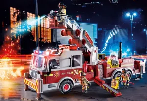 Rescue Vehicles: Fire Engine with Tower Ladder
