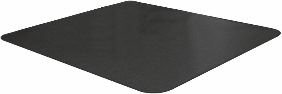 Resilia Office Desk Chair Mat - for Low Pile Carpet (with Grippers) Black, 47 Inches x 57 Inches, Made in The USA