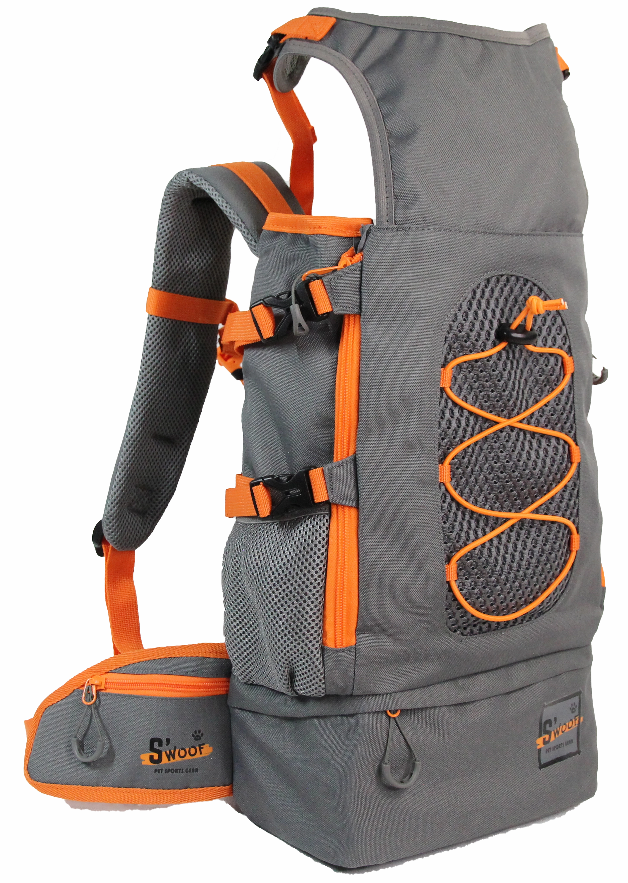 Roamer Dog Backpack - Grey