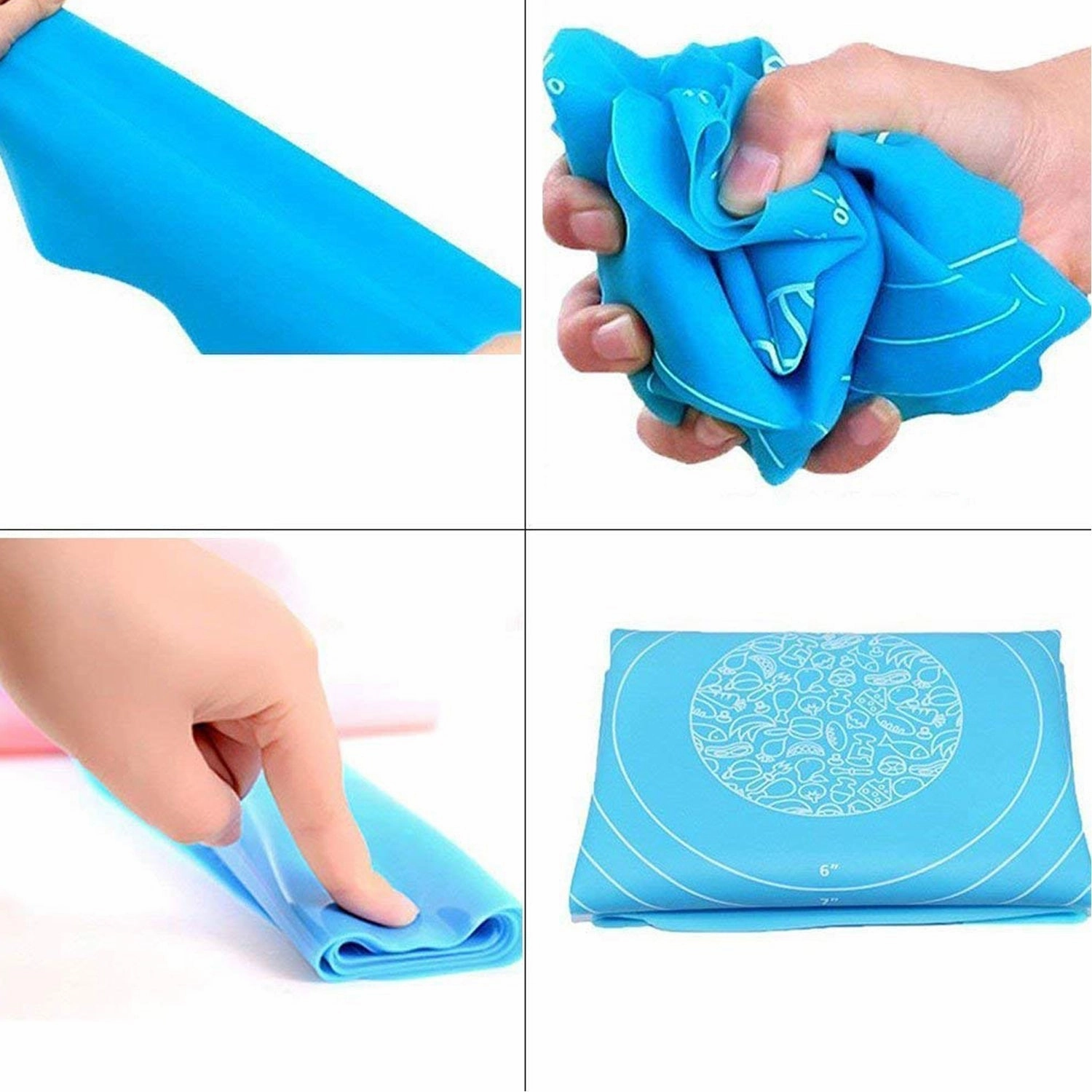 Rolling Mat Silicone Baking Mat Fondant Mat Sheet Chapati