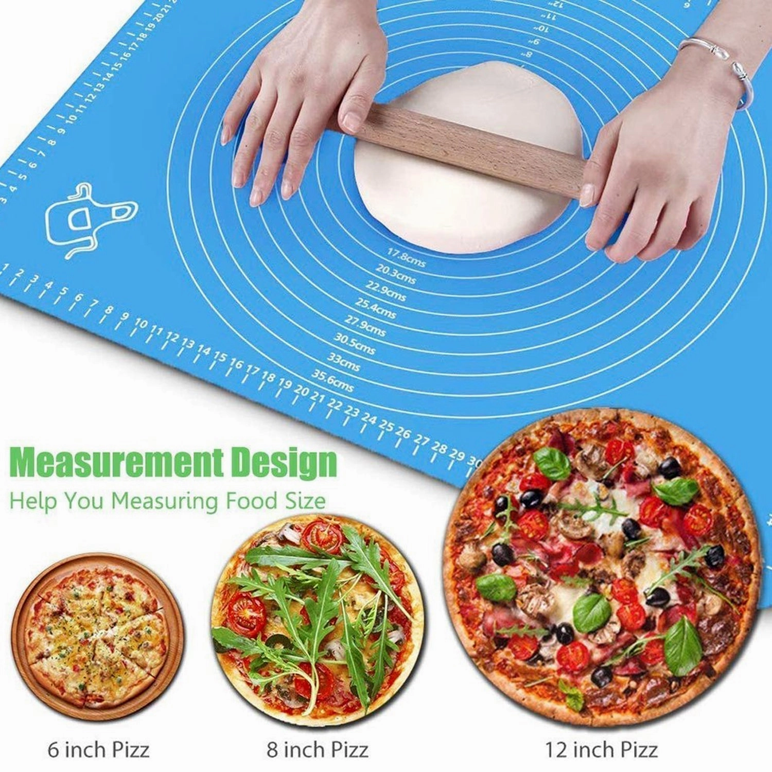 Rolling Mat Silicone Baking Mat Fondant Mat Sheet Chapati