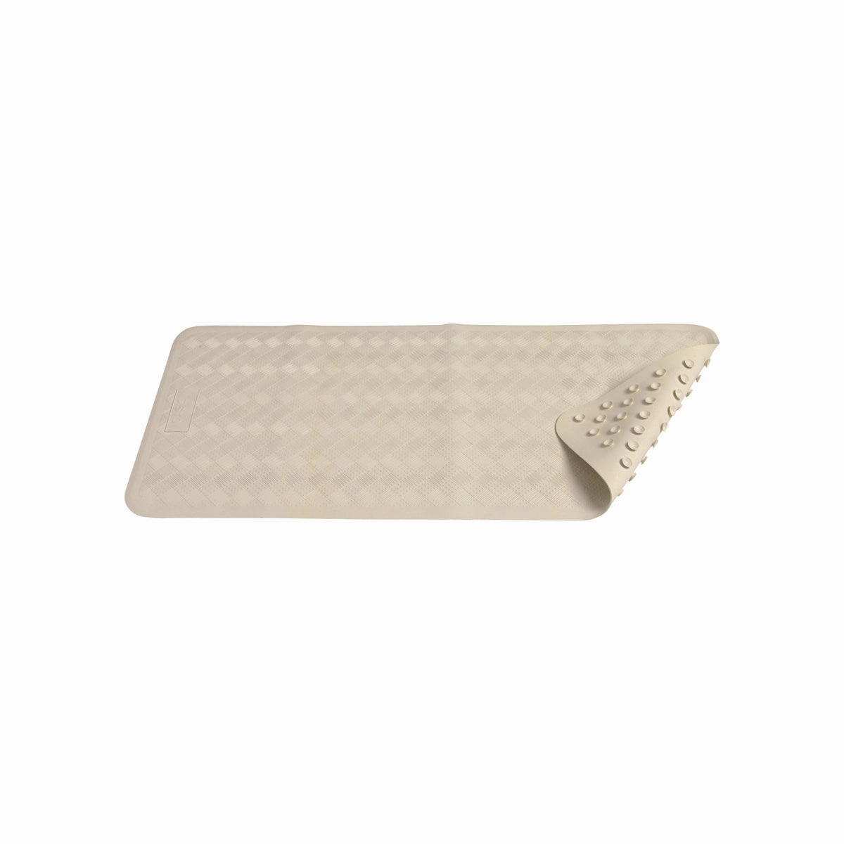 Rubber Bath Mat White 340x740mm