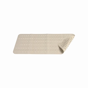 Rubber Bath Mat White 340x740mm