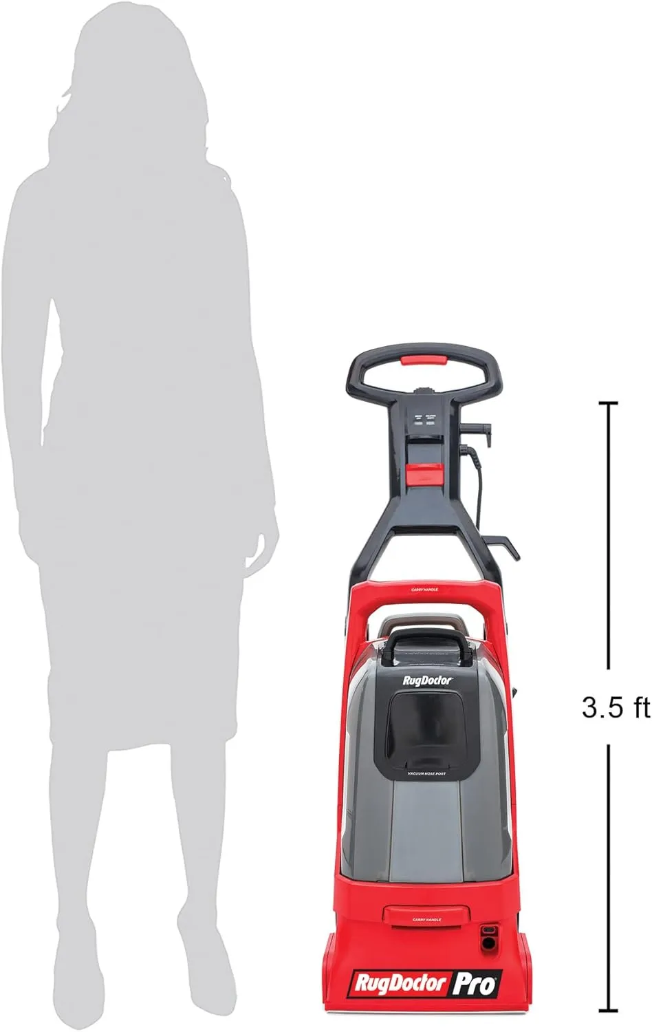 Rug Doctor Pro Deep Commercial Carpet Cleaning Machine, Pet Bundle, Includes 48 oz. of Pro Pet Cleaning Solution and 22 oz. Pro Urine Eliminator Spray