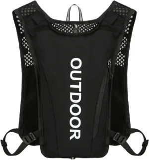 Running Vest – Compact 5L Water Carrier with Secure Shoulder Fit | Athletic Utility Pack for Marathons, Biking Tours, Mountain Exploration, Outdoor Challenges, or Active Performance Training
