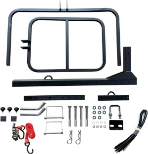 RV Hitch Mount Kayak Rack – Vertical Kayak Carrier for Up to 12’ Kayaks – 2” Hitch Receiver – 150 lbs Capacity – Compatible with RVs, Trucks & SUVs