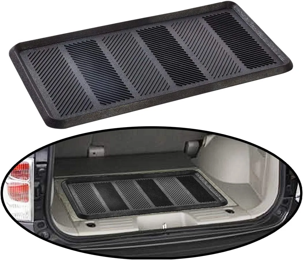 SafetyCare Rubber Shoe & Boot Tray - Multi-Purpose - 32 x 16 Inches - 1 Mat