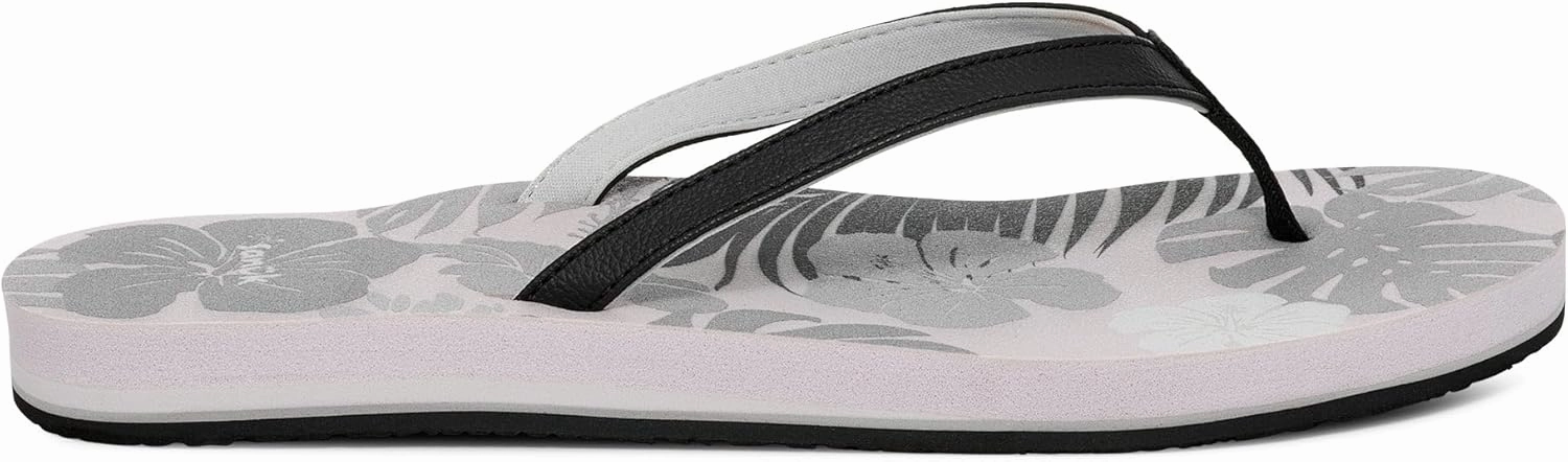 Sanuk Yoga Joy II Tropics | Flip Flops for Women | Yoga Sandals For Women | Women's Beach Sandals | Memory Foam Footbed