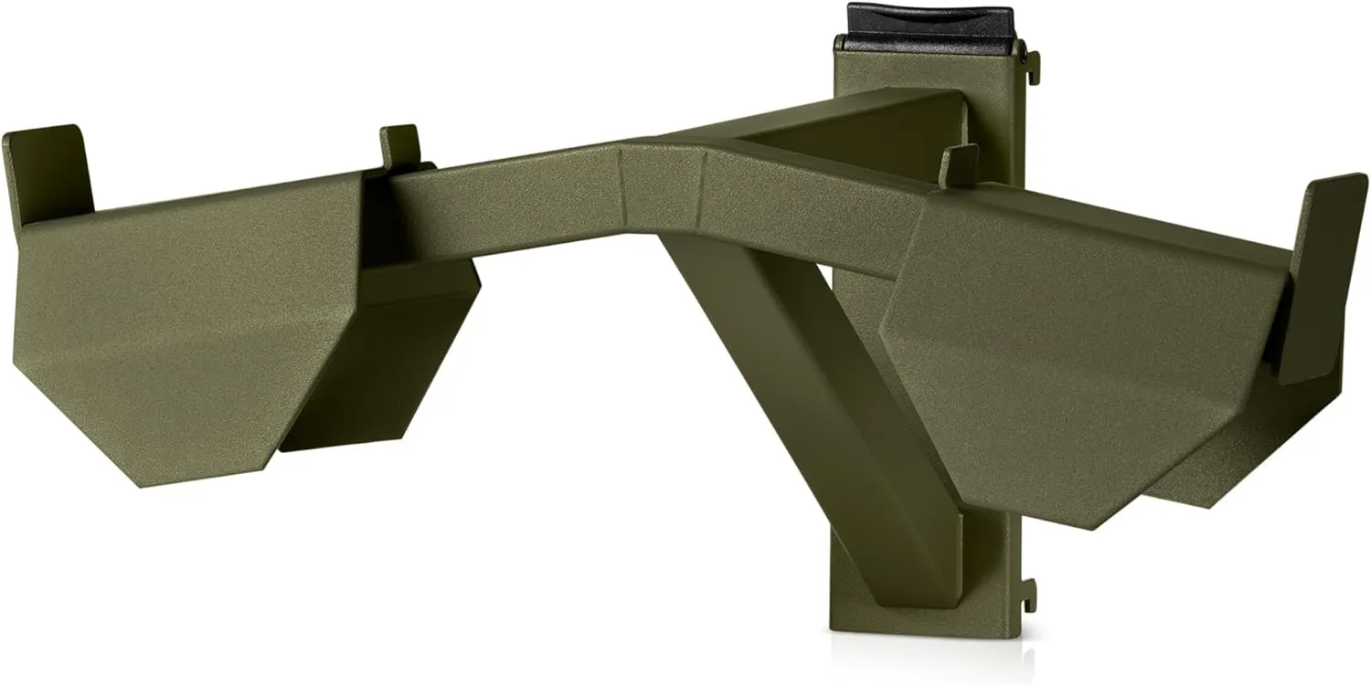 Savior Equipment Wall Rack System Tactical Vest Attachment Gear Wall Mount Display Rack Organizer, Adjustable Width, Heavy-Duty Steel Construction Hold Up to 40 lbs