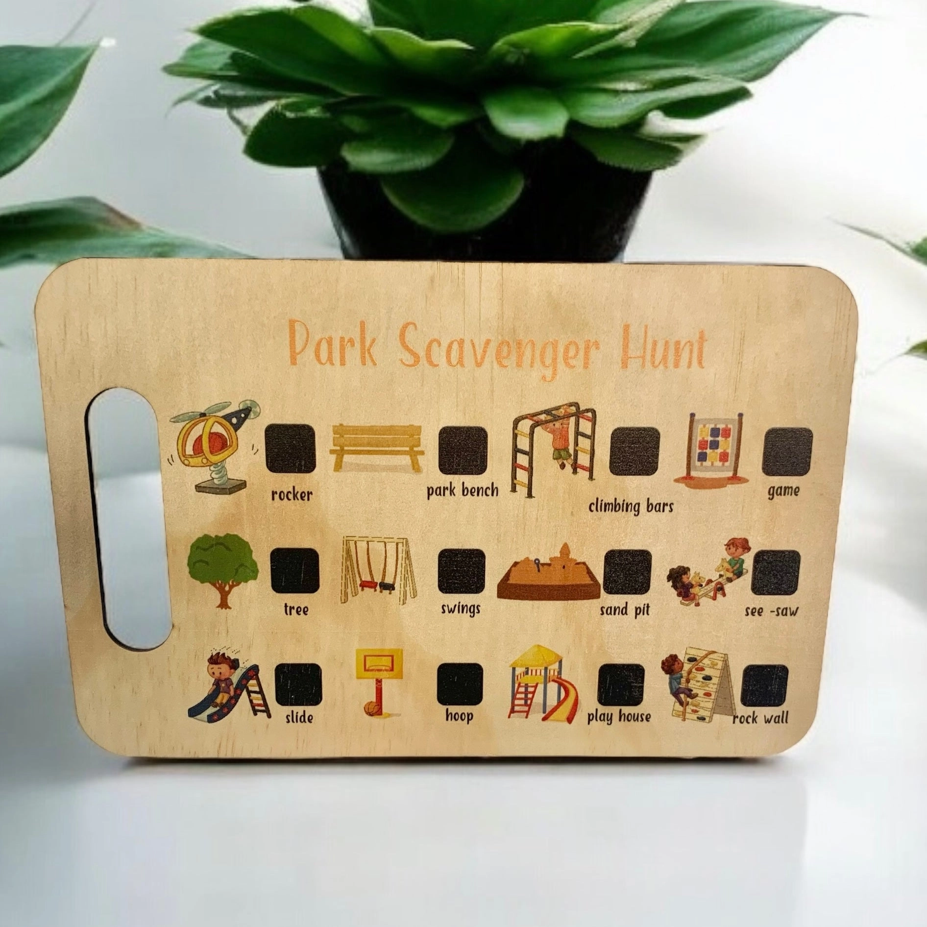 Scavenger Hunt Board - Park