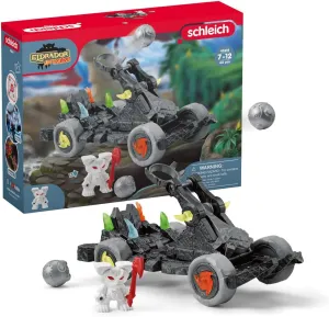 Schleich Eldrador Creatures Action Figure Toys for Boys and Girls, Catapult Truck Set with Mini Creatures, Ages 7 