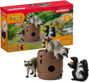 Schleich Wild Life, 5-Piece Playset, Animal Toys for Boys and Girls 3-8 Years Old, Nutty Mischief, Ages 3 