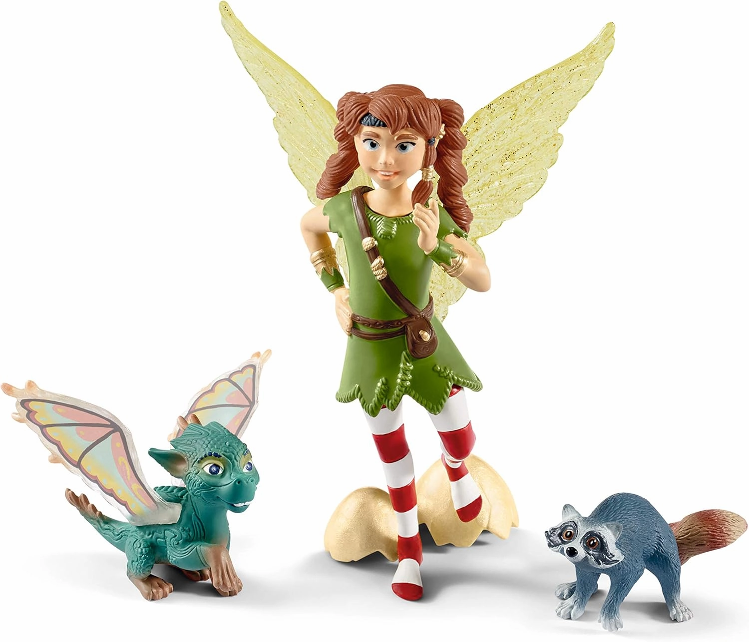 Schleich bayala Movie, Fairy Princess and The Unicorn Character Toys, Fairy Marween with Nugur and Piuh, Ages 5 