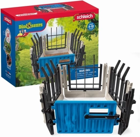 Schleich Dinosaurs, Dinosaur Toy, Dinosaur Toys for Boys and Girls 4-12 Years Old, Extend-A-Fence Toy, Ages 4 