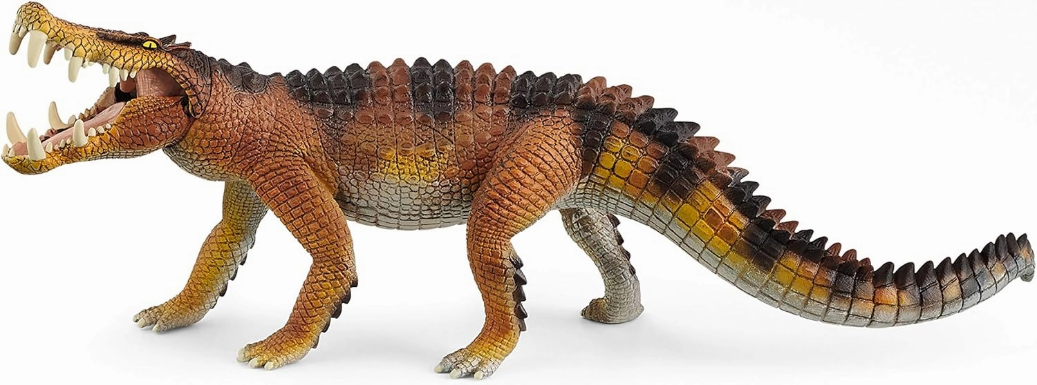 Schleich Dinosaurs, Large Dinosaur Toys for Boys and Girls, Realistic Kaprosuchus Toy with Movable Jaw, Ages 4 