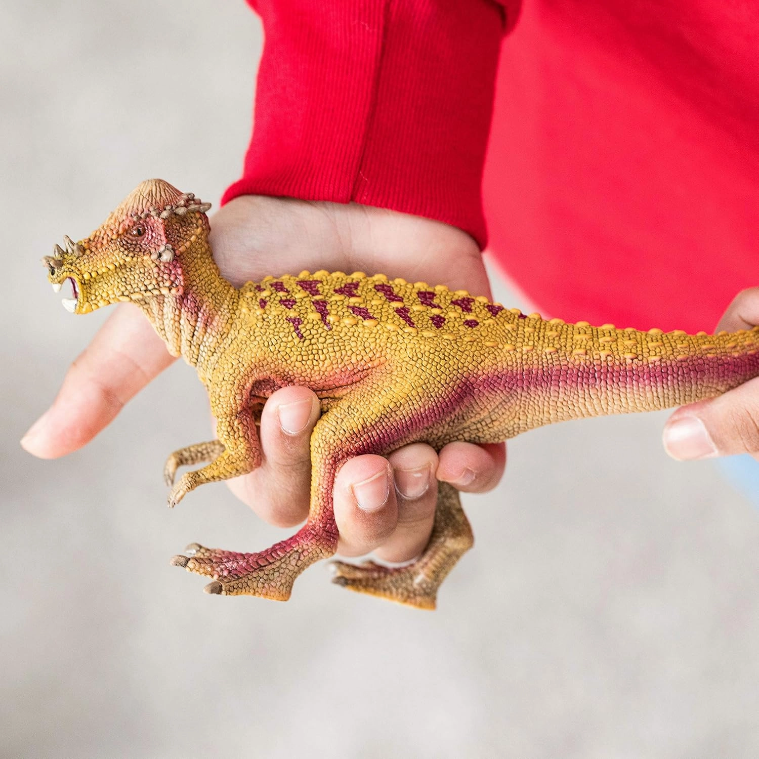 Schleich Dinosaurs, Realistic Dinosaur Toys for Boys and Girls Pachycephalosaurus Toy Figurine, Ages 4 