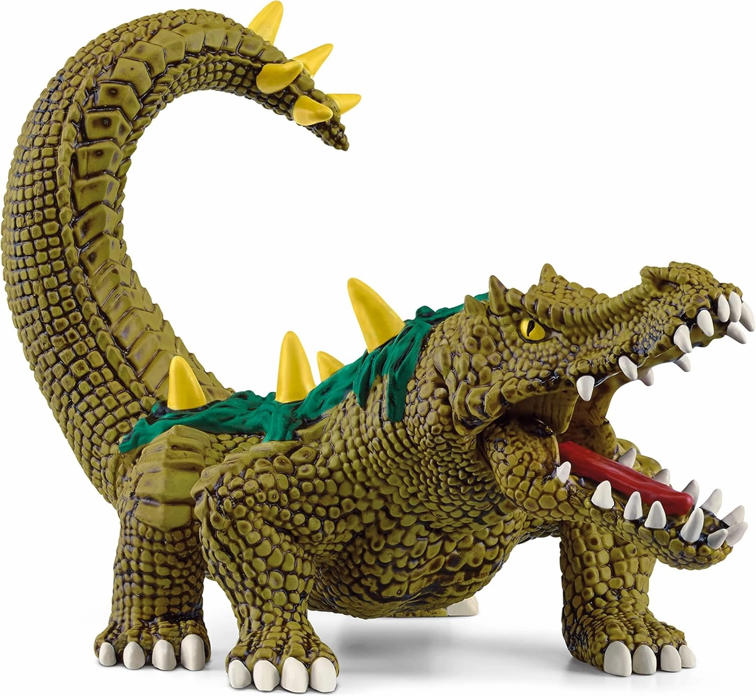 Schleich Eldrador Creatures Mythical Swamp Monster Figurine - Ultra Realistic Alligator Swamp Monster with Green Scales and Ferocious Teeth, Highly Durable, Gift for Boys and Girls Ages 7 