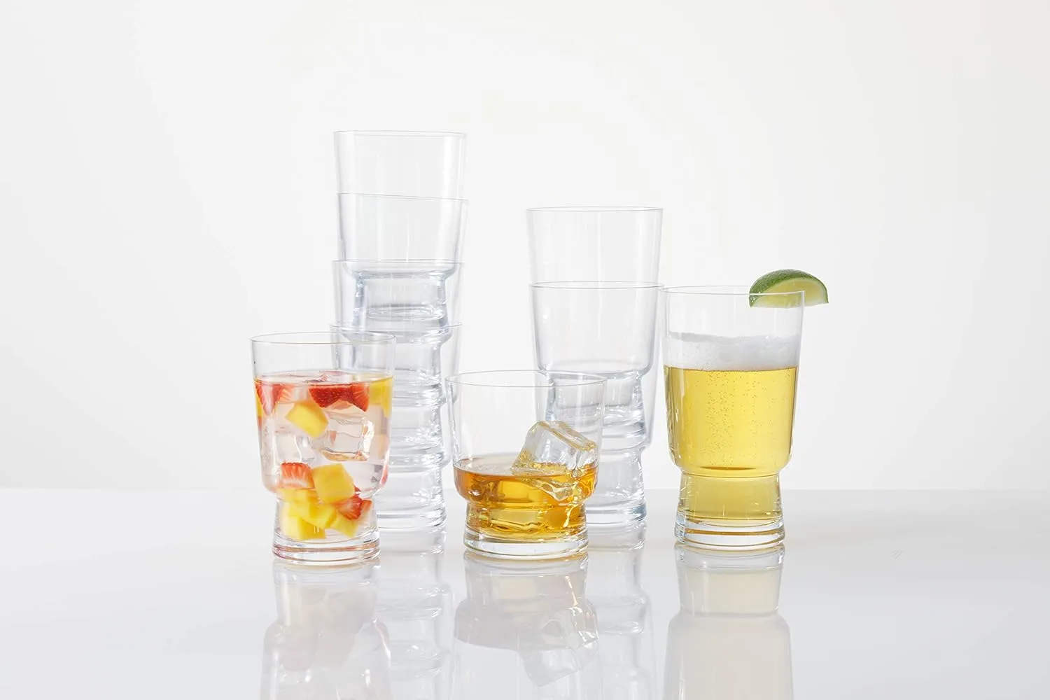 Schott Zwiesel Tower Barware Bar Glass, Set of 6, 19.7oz, Clear