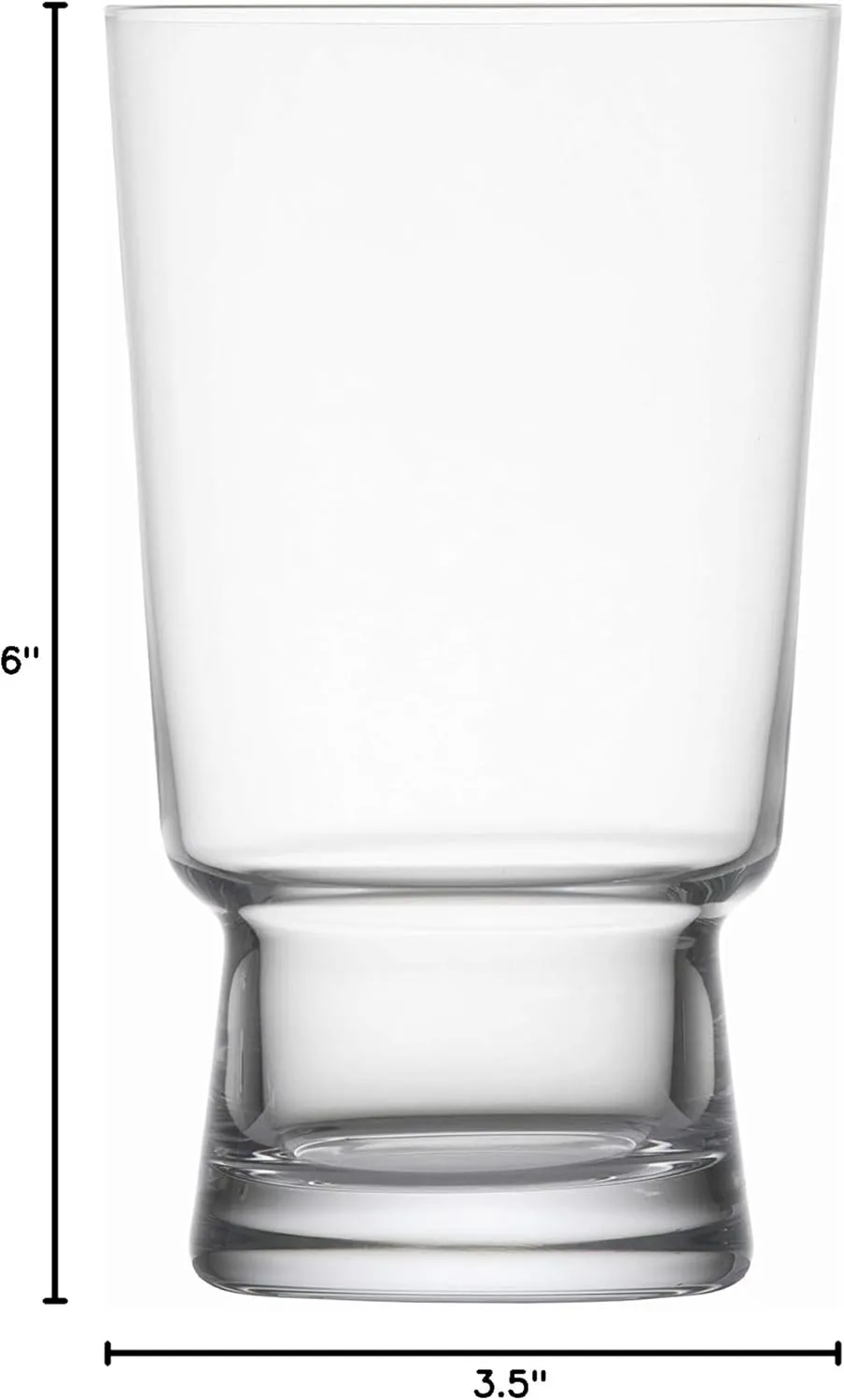 Schott Zwiesel Tower Barware Bar Glass, Set of 6, 19.7oz, Clear