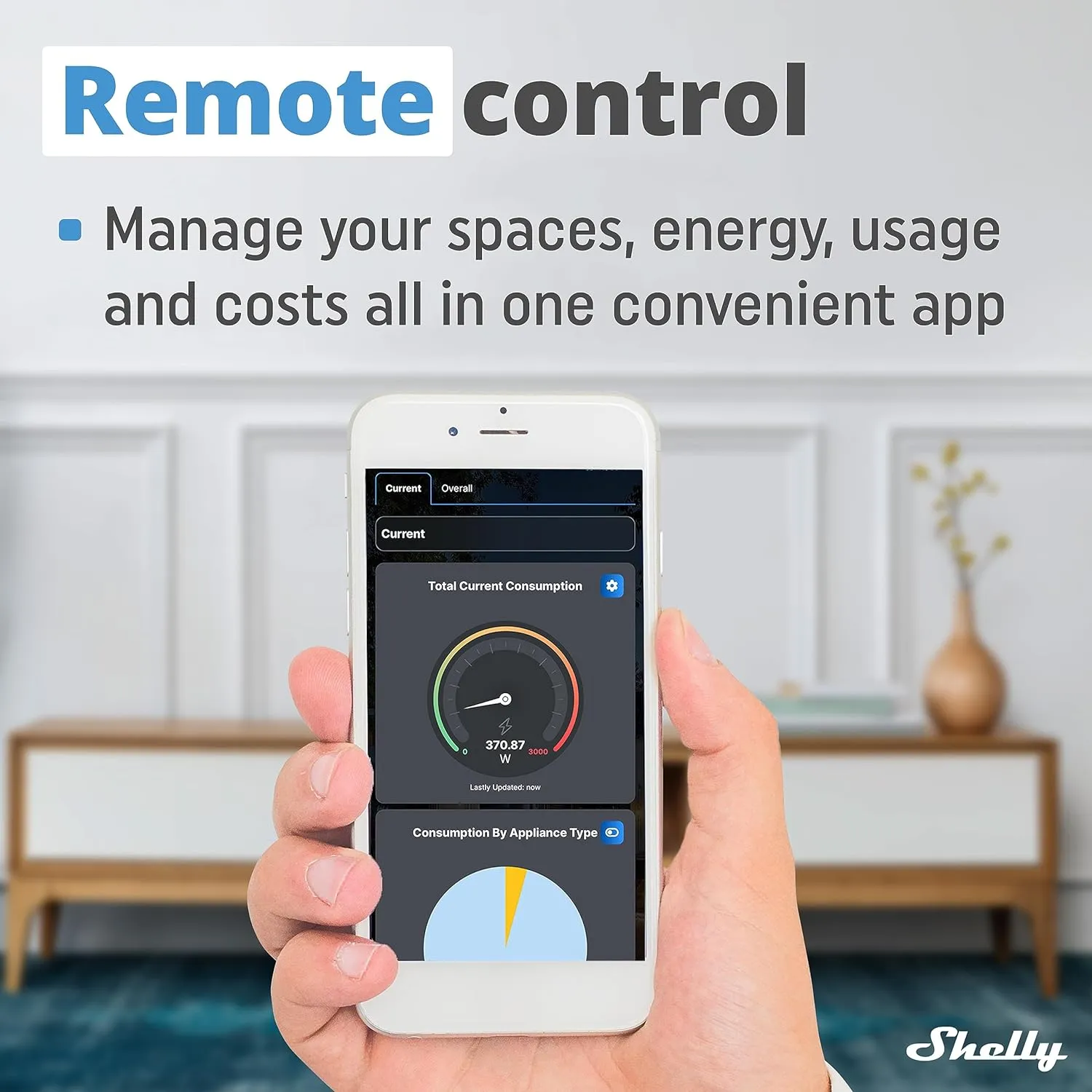 Shelly Plus Plug US | WiFi & Bluetooth Operated Smart Plug with Power Measurement | Home Automation | iOS Android App | Alexa and Google Home Compatible | Monitor Appliances | Remote Control