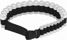 Shotgun Shell Bandolier - 24 Round Shotgun Holder Strap, Adjustable Nylon Shoulder Carrier Belt for 12 Gauge and Grenade Shell