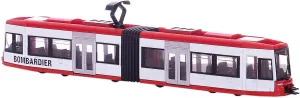 Siku 1895, Tram, 1:87, Metal/Plastic, Red/White, Compatible with Other Toys