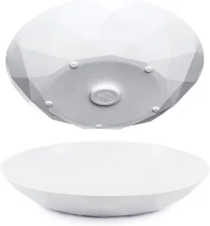silwy® Universal Magnetic Plates (Set of 2) High-Tech Plastic - Perfect for Camping, Caravaning and Boating - Non-Slip Crockery Stackable without Any Rattling