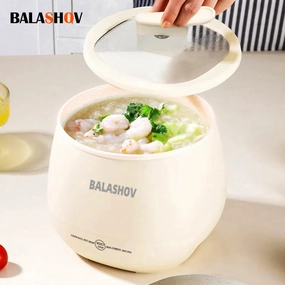Smart 1.8L Portable Rice Cooker, Compact & Multifunctional for Dorms and Small Kitchens