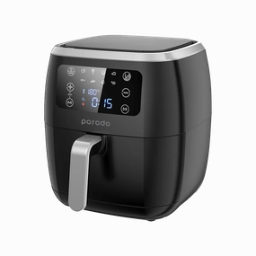 Smart Air Fryer with APP Control 6L 1800W Black