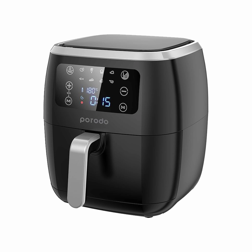 Smart Air Fryer with APP Control 6L 1800W Black