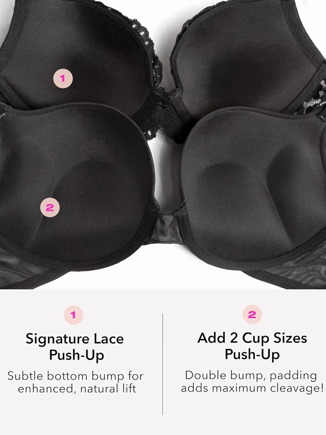 Smart & Sexy Womens Iconic Lace Push Up Bra