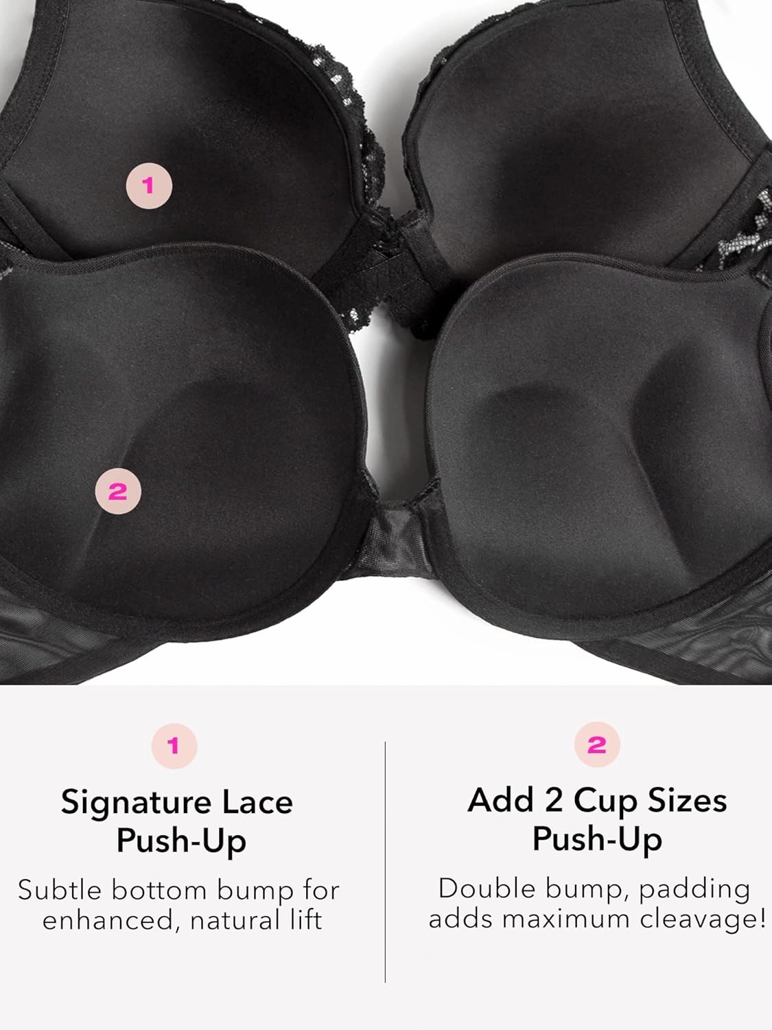 Smart & Sexy Womens Iconic Lace Push Up Bra