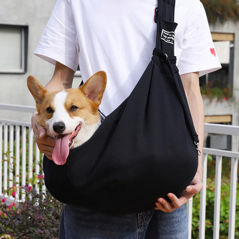 Soft Pet Sling Carrier for Small Dogs and Cats Travel Bag