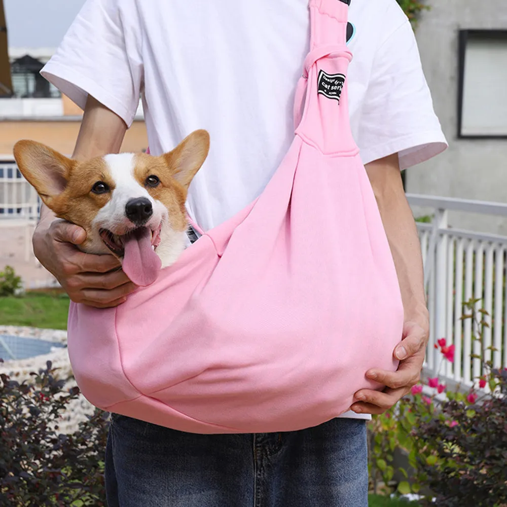 Soft Pet Sling Carrier for Small Dogs and Cats Travel Bag