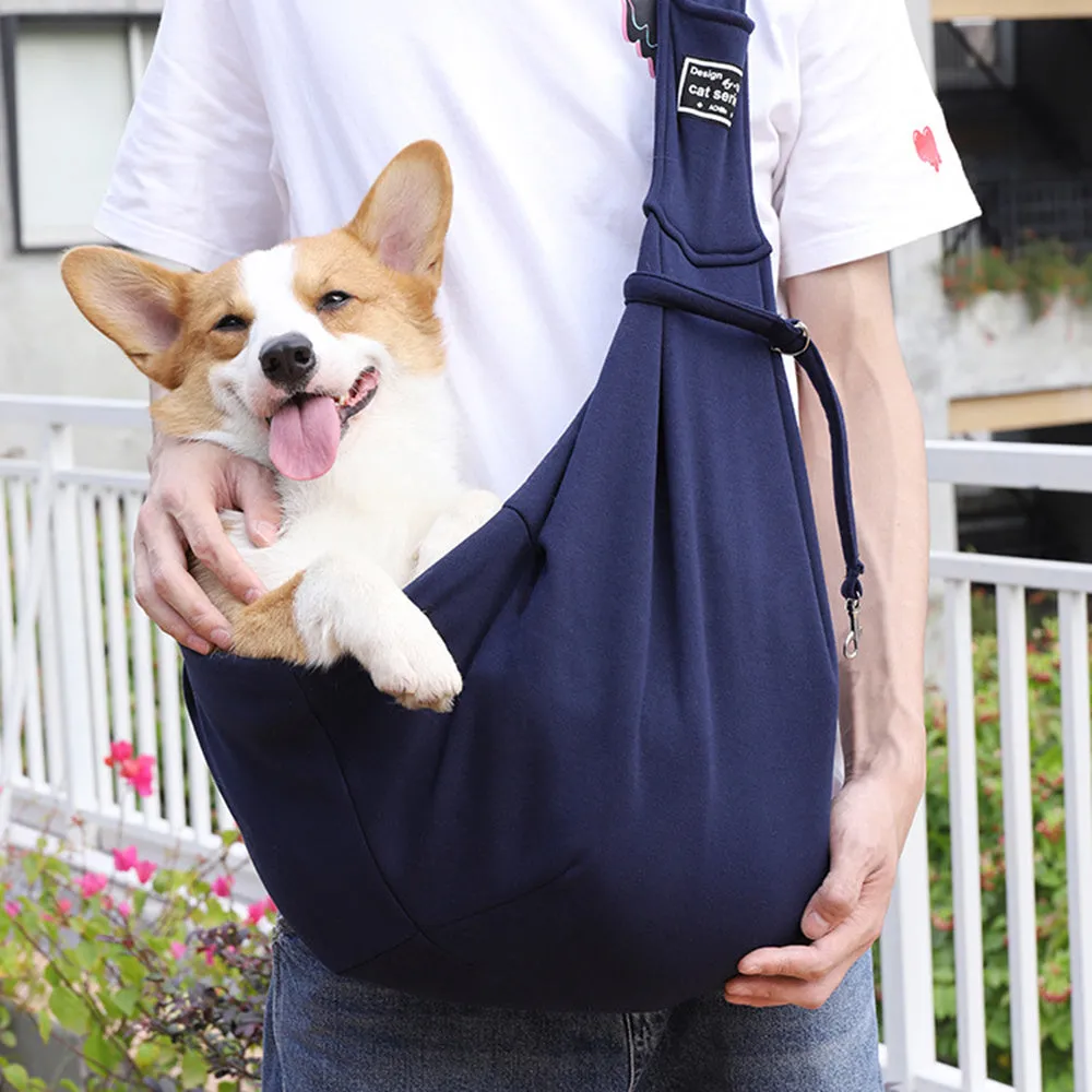 Soft Pet Sling Carrier for Small Dogs and Cats Travel Bag