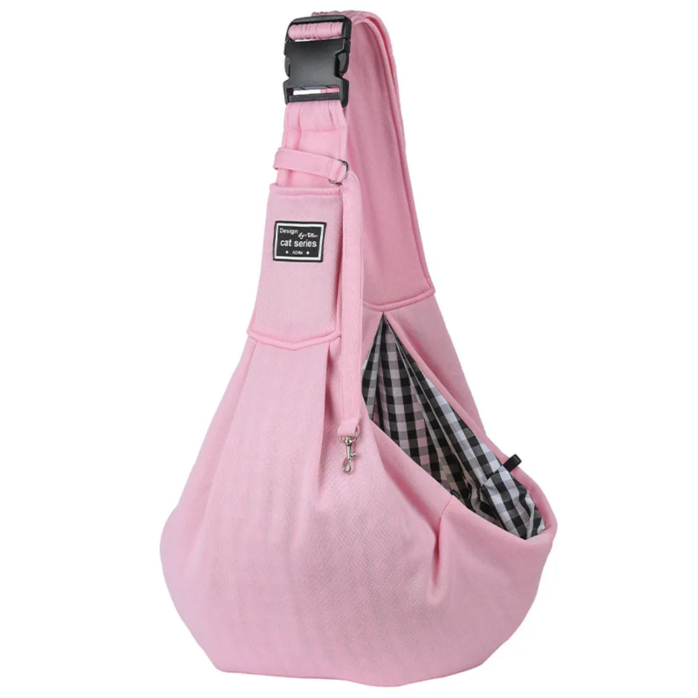 Soft Pet Sling Carrier for Small Dogs and Cats Travel Bag