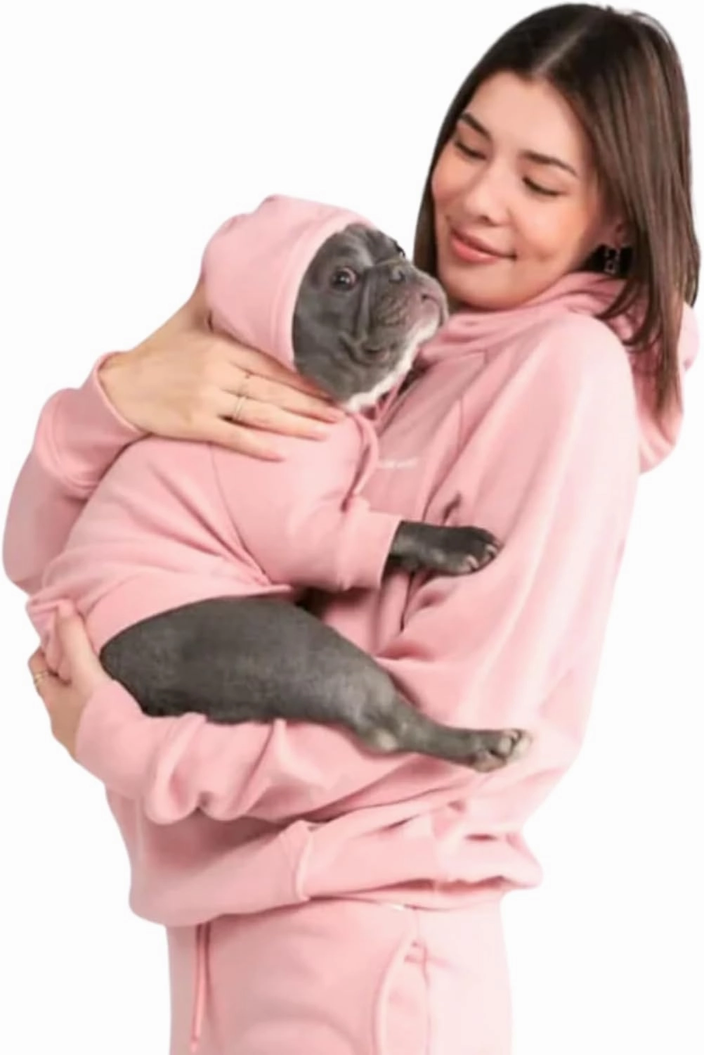 Spark Paws Human Hoodie - Premium Quality, Buttery Soft, Superior Comfort and Fit, Calming Fleece Interior, Suitable for All Styles - Dusty Pink - M