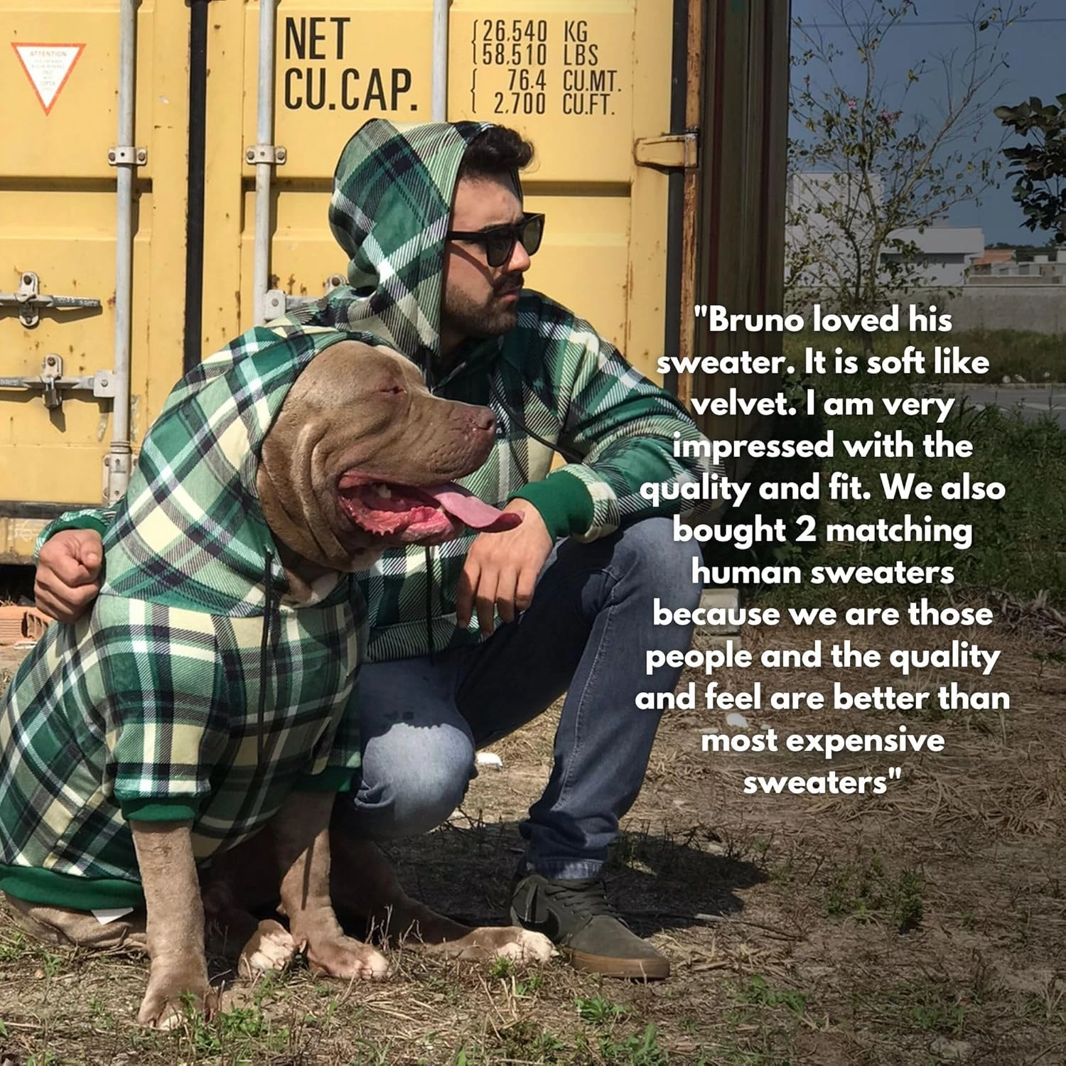 Spark Paws Human Hoodie - Premium Quality, Buttery Soft, Superior Comfort and Fit, Calming Fleece Interior, Suitable for All Styles – Green Plaid, M
