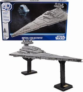 Spin Master Games 4D Build Star Wars Deluxe Imperial Star Destroyer 3D Model Kit, Star Wars Gifts, Star Wars Toys for Star Wars Fans & Collectors, Adults & Teens 12 