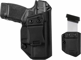 Springfield Hellcat IWB Holster Right Hand Fits Springfield Armory Hellcat Pistol Holster & Universal 9mm/.40 Double Stack Mag Carrier IWB/OWB Magazine Holsters Concealed Carry