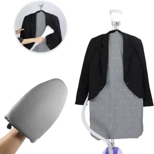 Steamer Board For Clothes With Ironing Gloves, Stand, Pad, Hanging Board