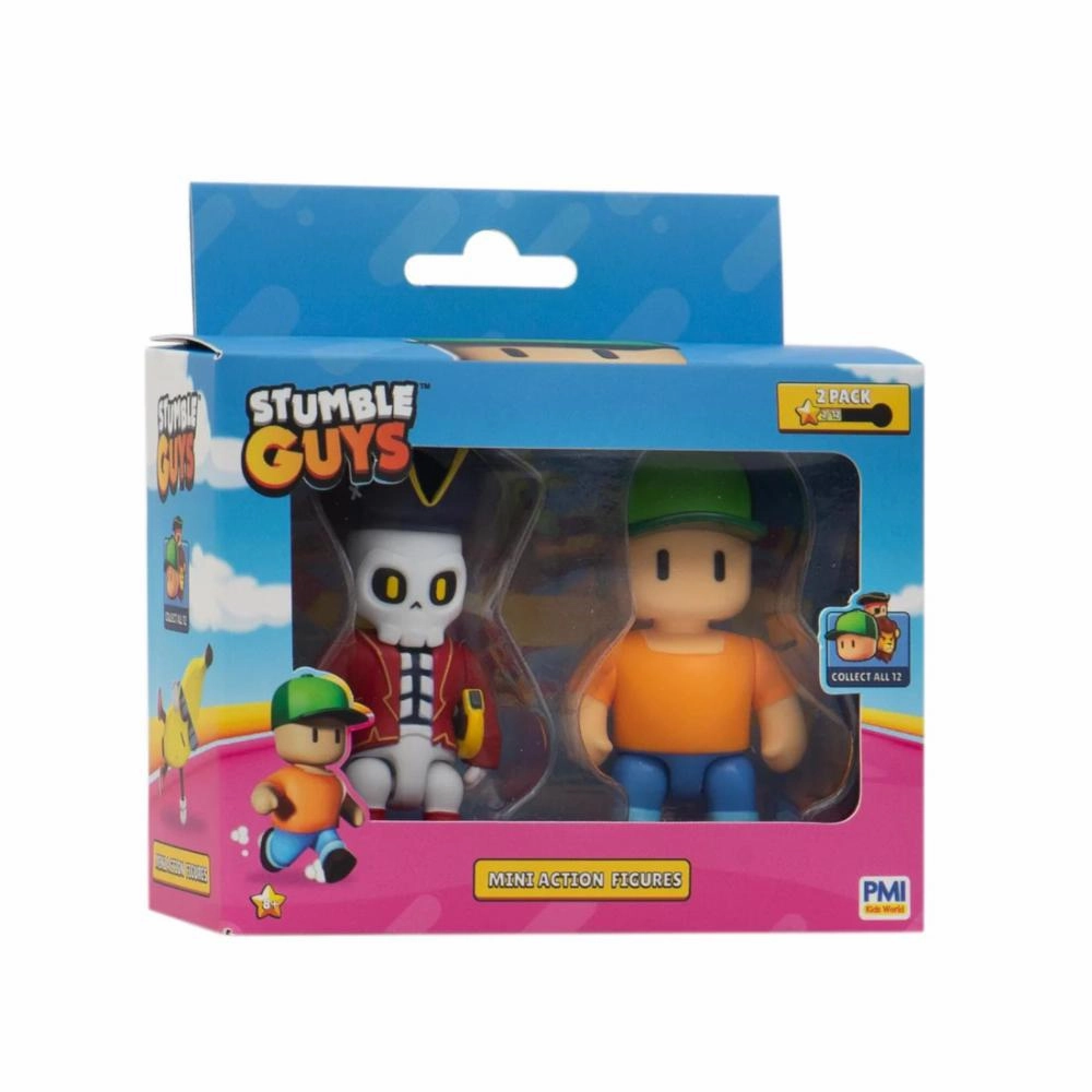 Stumble Guys Mini Action Fig 3"2-PK Asst.