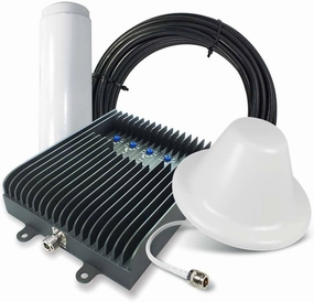 SureCall Fusion5s 2.0 Cell Phone Signal Booster for Home & Office up to 10000 sq ft, Omni Dome Antennas, Multi-User 4G/5G Boosts Verizon, AT&T, Sprint, T-Mobile, FCC Approved, USA Company