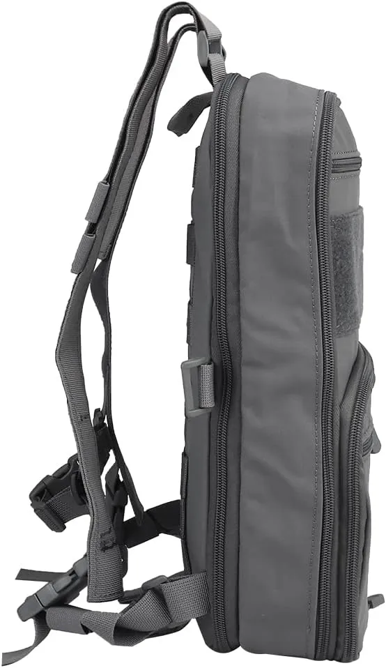 Tactical MOLLE Flatpack D3 Backpack Expansible Hydration Carrier Softback for Chest Rig Airsoft Vest